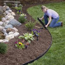 Some concrete edging can be shipped to you at home, while others can be picked up in store. Dimex E Z Connect 16 Ft Professional Landscape Edging Project Kit In Black 1704bk 16c The Home Depo Plastic Garden Edging Landscape Edging Diy Garden Edging