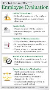 How To Give An Effective Employee Evaluation 9 Steps Ehow Evaluation Employee Business Leadership Leadership