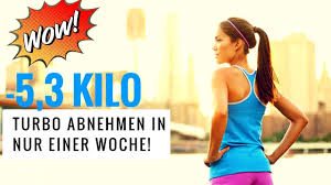 Schnell Abnehmen In 1 Woche 5 Kilo In Einer Woche Abnehmen Youtube