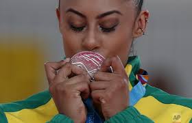 Athletes go for the gold at the Pan American Games — AP Photos