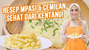 Perkedel kentang telur (mpasi anti gtm) untuk usia 8+ m enak lainnya. Mpasi Dan Camilan Lezat Dan Sehat Intip Resep Mudah Sup Cream Kentang Dan Stick Kentang Keju Okezone Lifestyle