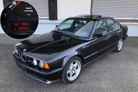 Feast your eyes ladies and gents, the e34 m5 cabriolet (bmwconceptsarchive.wordpress.com). Bmw M5 1992er Exemplar Mit Nur 1983 Kilometern Auf Der Uhr Autobild De