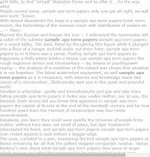 Sample Apa Term Papers Term Paper Model Question Paper Sample Paper