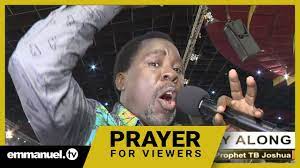 As you pray in faith, your testimonies. Is This Tb Joshua S Most Anointed Prayer Ever Emmanuel Tv