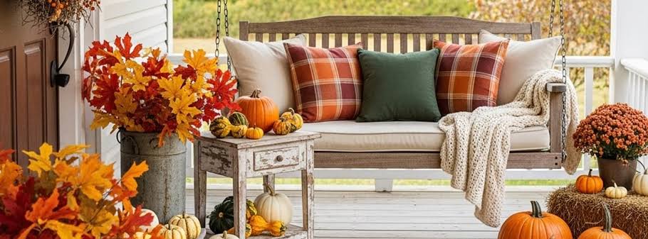 Cozy Autumn Home Decor Ideas: Modern Fall Decor for Living Room, Mantel & Porch