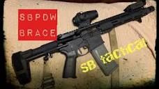 SB Tactical SBPDW Brace - YouTube