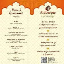 يسر مطعم الذوق العربي أن يقدم لكم قائمة Arabesque Restaurant المطعم العربي في تيرانا Facebook
