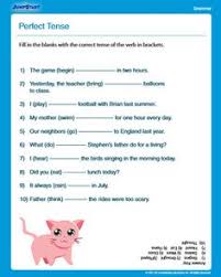 4th Grade English Worksheets Perfect Tense Free English Worksheet For 3rd Graders Jumjpstart Perfect Tense Free English Worksheets Adjective Worksheet