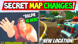 Maybe fortnite is gonna do an ltm like infinity gauntlet. New Fortnite Secret Map Changes Wreck It Ralph Ltm Season 7 Snow Cloud Durr Burger War Youtube