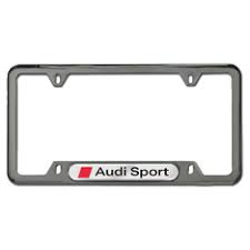 Black Pearl Audi Sport License Plate Frame Audi Audi Sport License Plate Frames