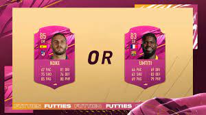 Check spelling or type a new query. Fifa 21 Futties Koke Vs Umtiti La Liga Voting Category Fifaultimateteam It Uk