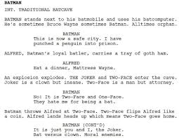 Check spelling or type a new query. A I Bot Writes Hilarious Batman Movie Script