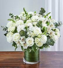 Hope you will get rough idea as. All White Flower Vase For Sympathy Roslindale Florist