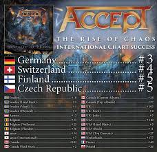 accept the rise of chaos enters album charts worldwide