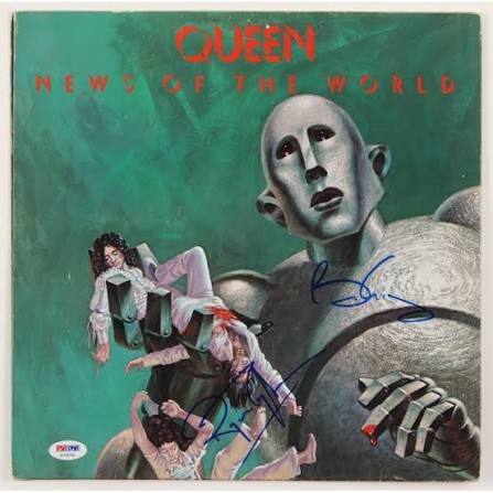 Queen – News of the World album art - Fonts In Use