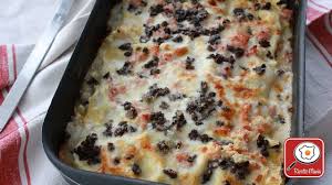 Le lasagne al forno sono un piatto della tradizione: Lasagne Al Prosciutto E Funghi Youtube
