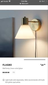 Check spelling or type a new query. Flugbo Wall Lamp Brass Color Glass Ikea Wall Lamp Lamp Brass Color
