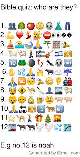 Bible Quiz Emoji Answers Quiz