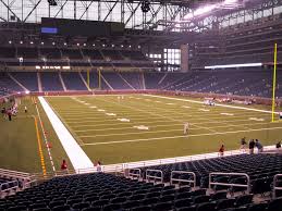 Ford Field View From Lower Level 135 Vivid Seats