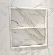 Large 2 comparment recessed ceramic shower niche. 5 Easy Steps To Add A Shower Niche Easy Diy Renovation Insider