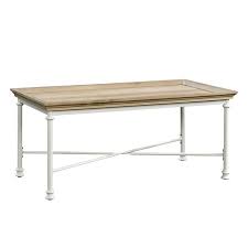 White retro coffee table w drawer & open shelf storage minimalist design style. Better Homes Gardens River Crest Coffee Table Light Oak Finish Accuweather Shop
