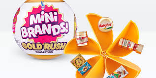 There are over 60 miniature toys and accessories to collect including rare glow in the dark and shimmery minis plus. The New Line Of 5 Surprise Mini Brands Will Be All Gold