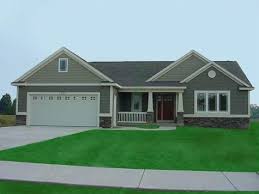 A ranch home's horizontal lines look best on a flat site, but can appear more modern on. Elegant Traditional Style Ranch House Plan Cascade