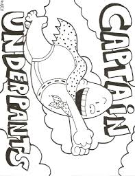 Coloring Rocks Captain Underpants Coloring Pages Monster Coloring Pages