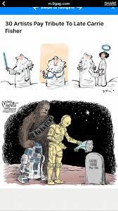 Http 9gag Com Gag Ak2nzpq 30 Artists Pay Tribute To Late Carrie Fisher I Cried Once I Looked Through All Of The Star Wars Art Star Wars Memes Star Wars Fans