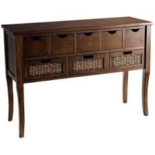 Pier 1 Imports Brown Logan Storage Console Table Console Table Furniture Living Room Accent Tables