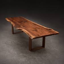Live Edge Tables With Solid Walnut Maple Oak Slabs Sentient Nyc Dining Table Live Edge Dining Table Live Edge Table