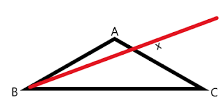 In right angle triangle δ efg by pythagoras theorem we have, substituting the given values we get Is There A Formula To Calculate The Length Of Line Segment X Where X Branches Off From An Angle Of A Triangle Mathematics Stack Exchange