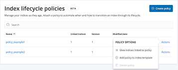 You must create a default policy access_age when is_premigrated then mb_allocated * access_age * 10 else mb_allocated. Managing Index Lifecycle Policies Kibana Guide 6 8 Elastic