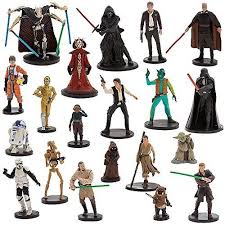 Amazon Com Official Disney Star Wars The Force Awakens 10 Deluxe Figurine Playset Toys Games Disney Figures Star Wars Disney Store