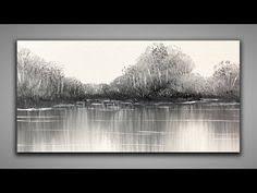 Maybe you would like to learn more about one of these? Black White Easy Landscape 147 Relaxing For Beginners Abstract Painting Demonstratio Painting Demonstration Abstract Painting Simple Oil Painting