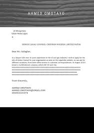 Lawyers Cover Letter The Guide To A Nigerian Lawyers Cover Letter