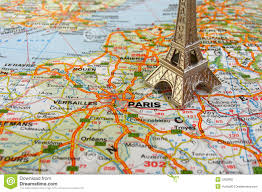 Earthcam and affiliate, paris apartment, invite you to experience the 'city of light' with this live streaming webcam. Eiffel Tower On France Map Stock Photo 5262982 Megapixl