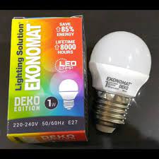 *pemesanan dapat langsung menghubungi kontak di bawah ini: Jual Lampu Bohlam Led Ekonomat 1 Watt Putih Kota Surabaya Butik Listrik Tokopedia
