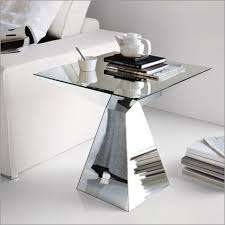 Ex Display Cattelan Italia Theo Pyramid Side Table Mirrored Mirrored Side Tables Mirrored Coffee Tables Glass Side Tables