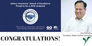 Maybe you would like to learn more about one of these? Jon Oldfather Earns Safeco Insurance Award Of Excellence For Outstanding Performance Diablo Valley Insurance Agency In Walnut Creek California