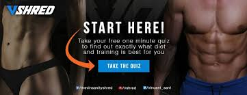 V shred is a fitness website that helps its users come up with workout and diet plans. V Shred Home Facebook