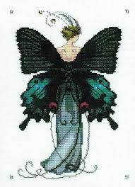 First of nine butterflies on the big quilt i just started. Miss Black Swallowtail Cross Stitch Pattern By Nora Corbett