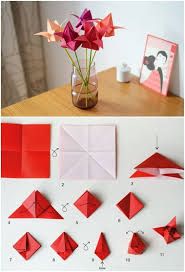 Fleurs En Origami 20 Idees Creatives Pour Une Deco Fleur Origami Facile Bricolage Printemps Facile Origami Facile
