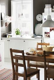 Jokkmokk Table And 4 Chairs Antique Stain Ikea Dining Room Style Minimalist Home Decor Small Dining Table