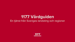 Läs mer om biljetter och konsertprogram. 1177 Sweden The Digital Doctor Will See You Thales