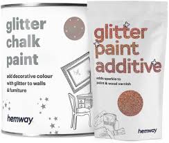 There are many ways to add glitter to paint. Dove Grey Glitter Chalk Paint Hemway