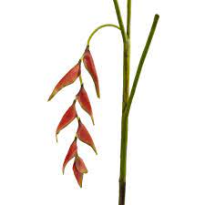 31 Hanging Heliconia Artificial Flower Set Of 4 Timeless Leaves