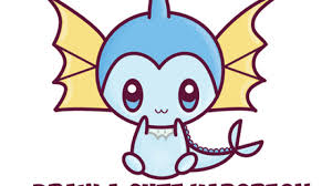 How To Draw Cute Kawaii Chibi Vaporeon From Pokemon Easy Step By Step Drawing Lesson For Beginners How To Draw Step By Step Drawing Tutorials 2) for the spine, can be like how i showed to or spikey. how to draw cute kawaii chibi vaporeon