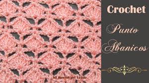 Tejido a dos agujas y crochet. Como Tejer Un Hermoso Punto Abanicos A Crochet Facil How To Crochet A Beautiful Stitch Fan Easy Youtube