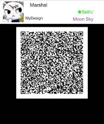 I Couldn T Do A Marshal Design Buy Myself But I Found One Animal Crossing Qr Codes Animal Crossing Animal Crossing Qr